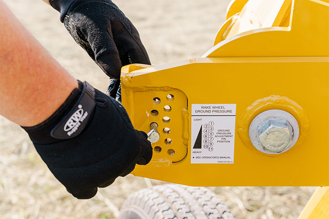 Vermeer VRC1022 Carted Wheel Rake