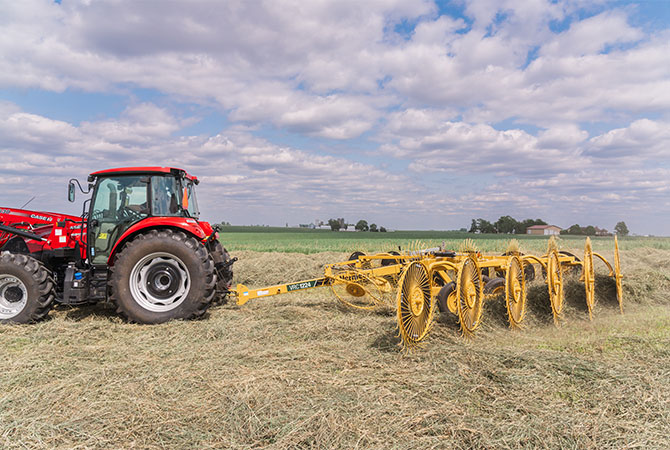 Vermeer VRC1224 Carted Wheel Rake