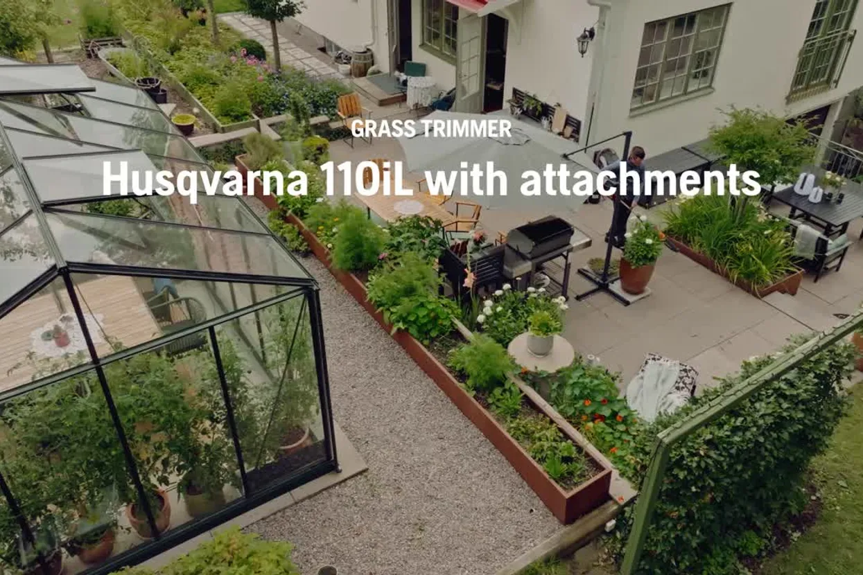 Husqvarna 110iL FLXi with Trimmer Attachment (battery and charger included)